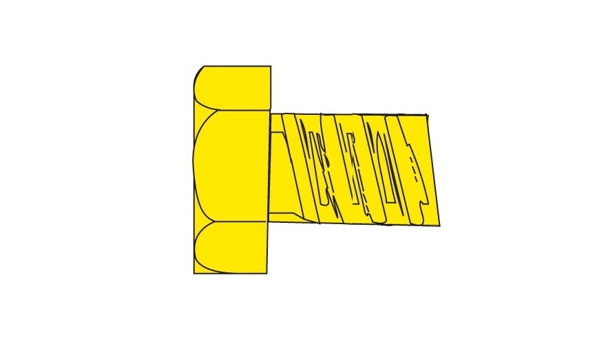 Hob-Bits H875 Hex Head Screw #2-56 x 3/8