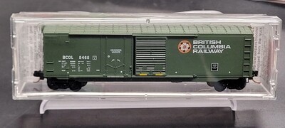 Used N Micro-Trains 76050 BC Rail 50&#39; Standard Box Car