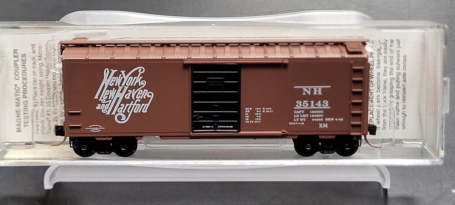 Used N Micro-Trains 20029 New Haven 40&#39; Standard Box Car
