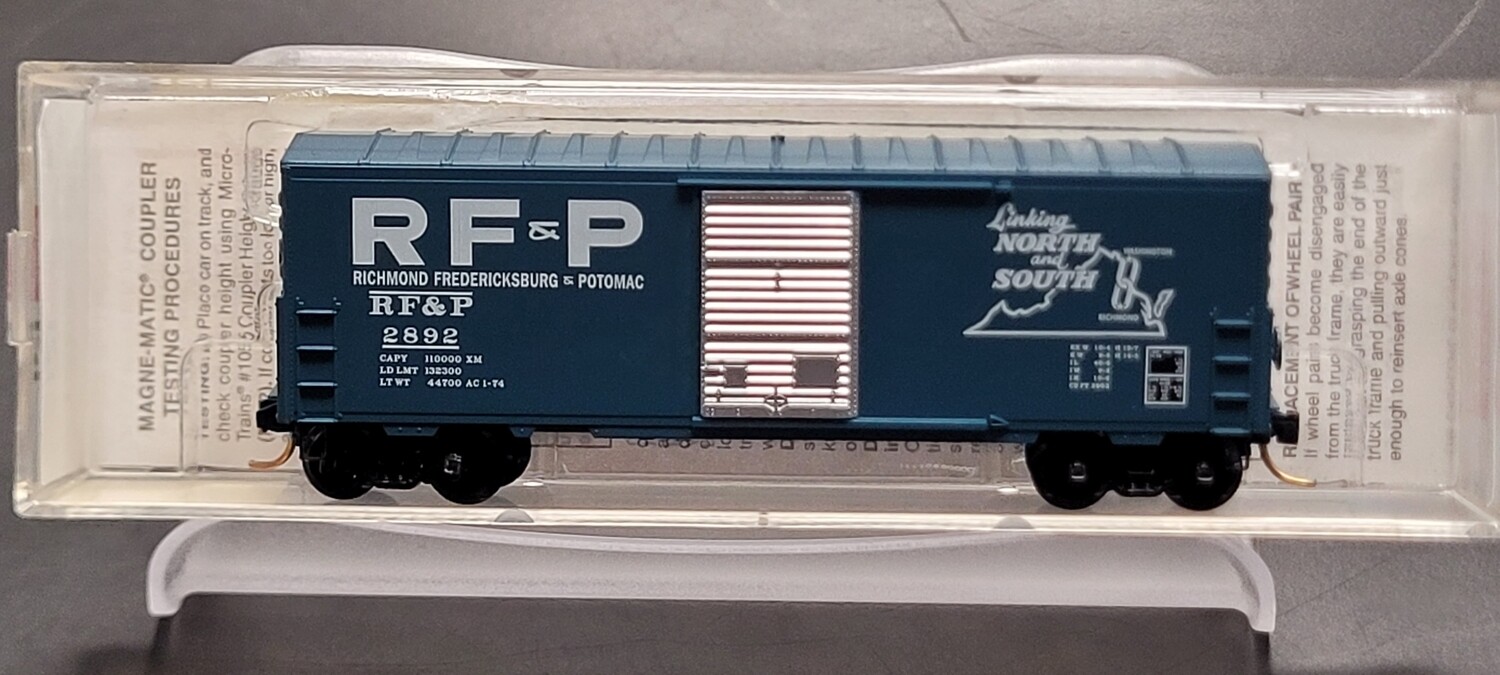 Used N Micro-Trains 24290 RF&P 40' Standard Box Car