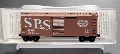 Used N Micro-Trains 20850 SP&amp;S 40&#39; Standard Box Car