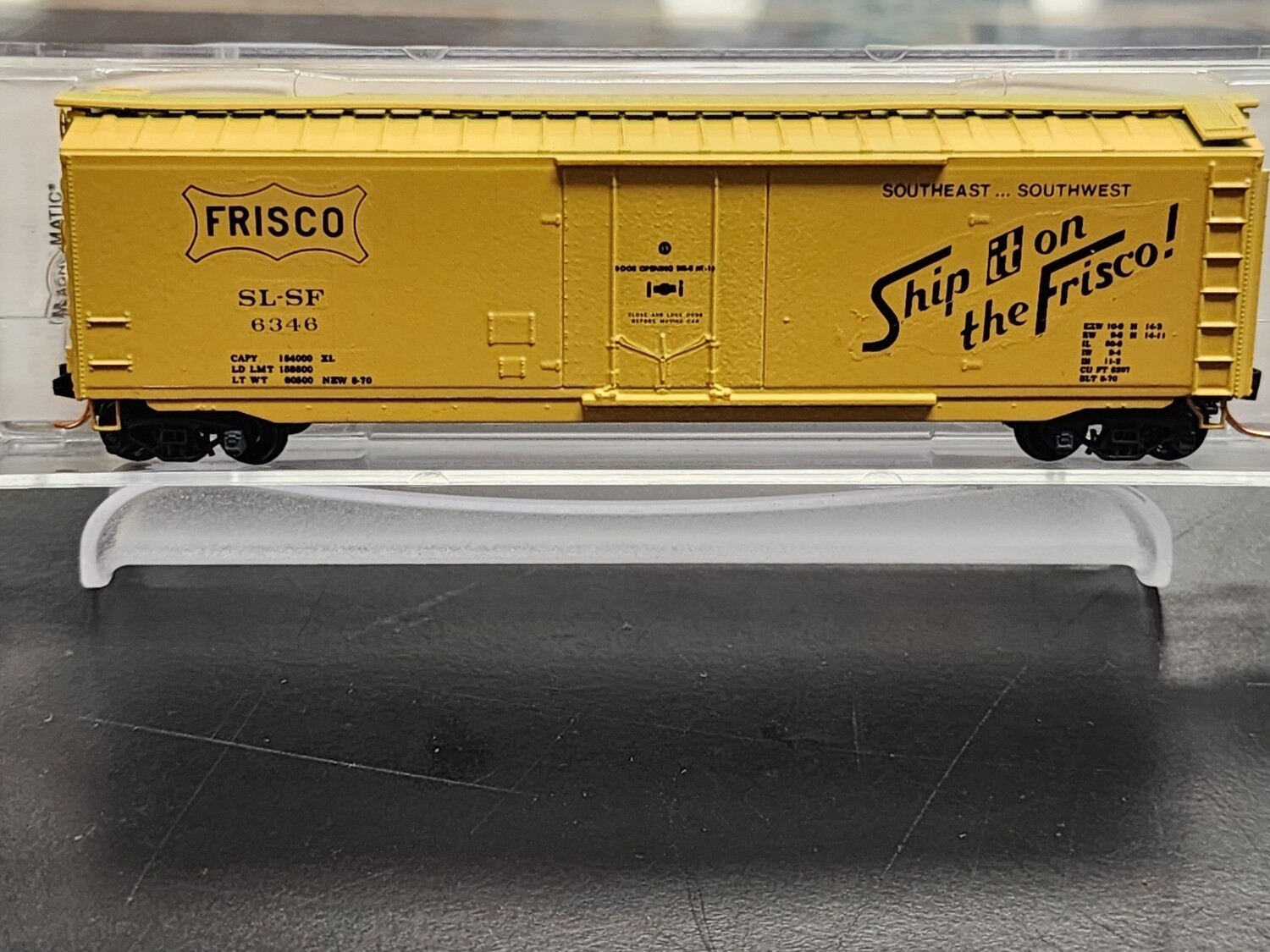Used Micro-Trains Used Boxcar N FRISCO Road# SL-SF 6346