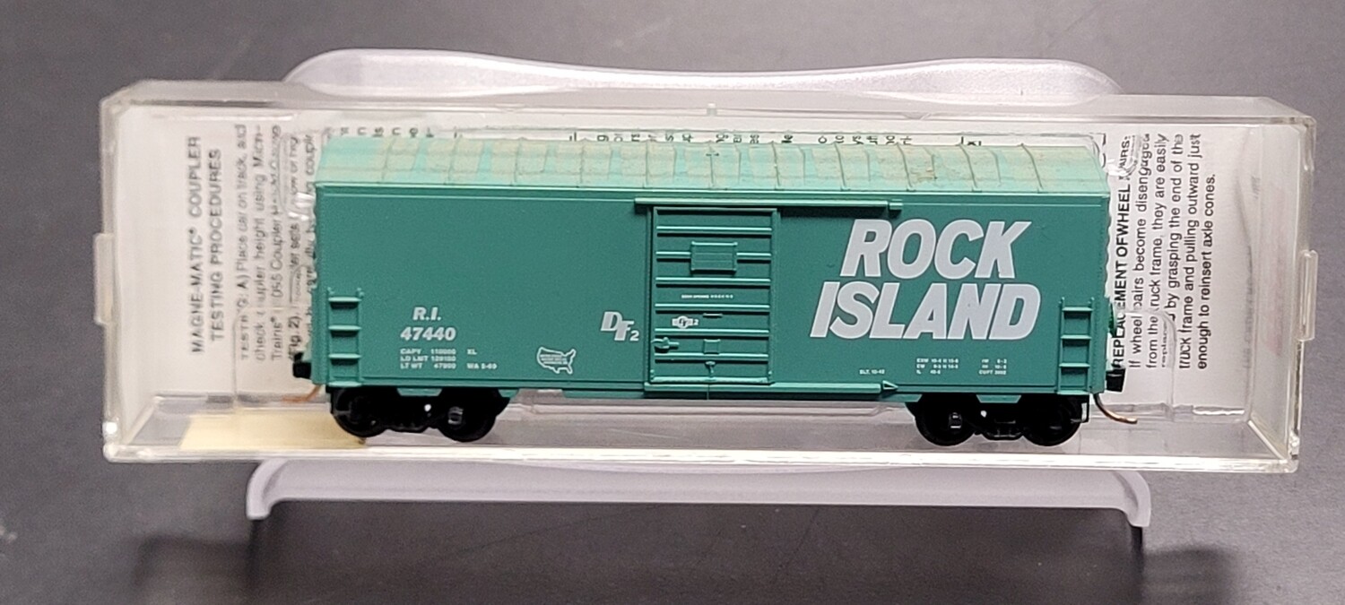 Used N Micro-Trains 24270 Rock Island 40' Standard Box Car