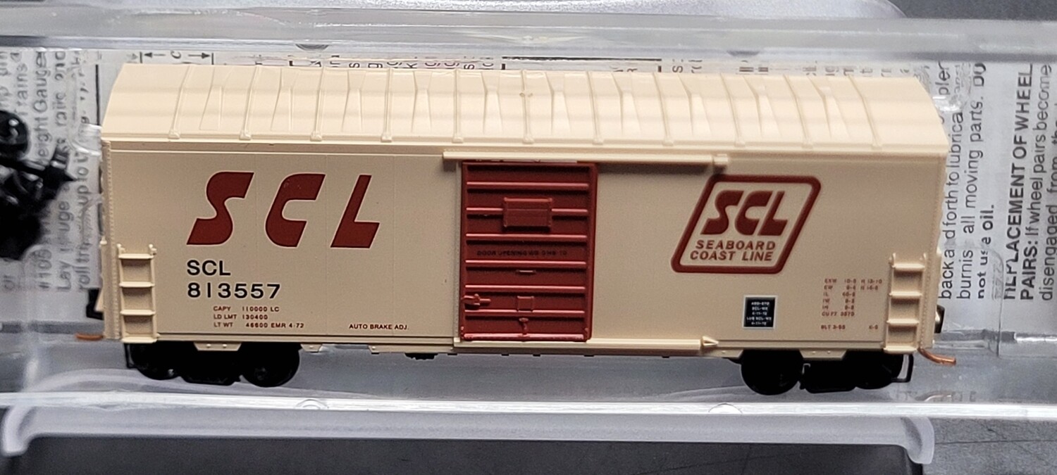 Used N Micro-Trains 24160 Seaboard 40' Box Car