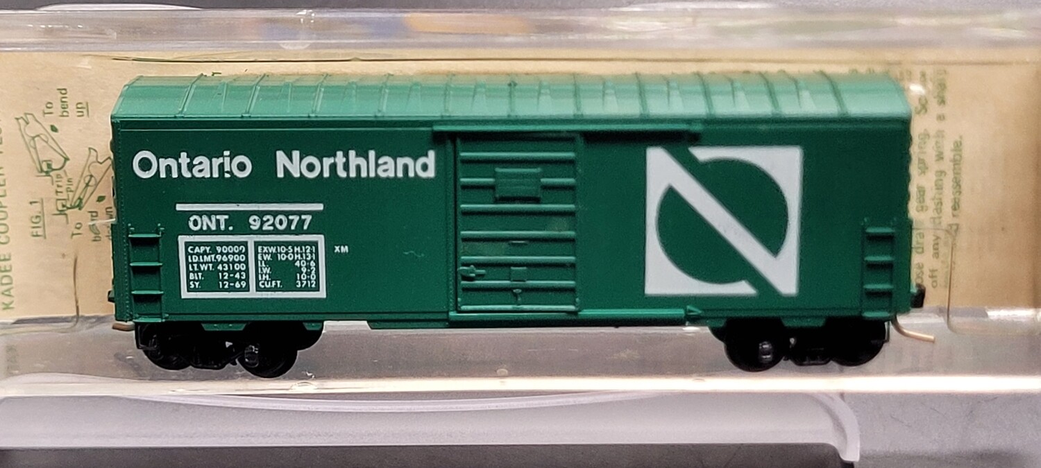 Used N Kadee 24377 Ontario Northland 40' Box Car