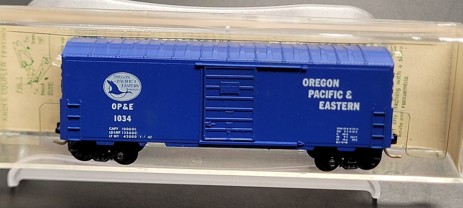 Used N Kadee 24384 Oregon Pacific & Eastern 40' Box Car