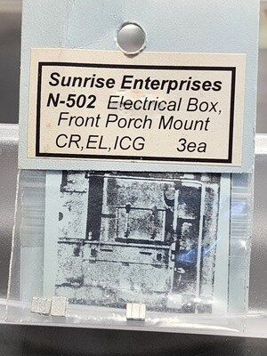 Sunrise N-502 N Electrical Box, Front Porch Mount CR, EL, ICG