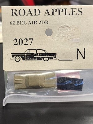 Lineside Models N #2027 62&#39; Chevy Bel Air 2 Door Kit