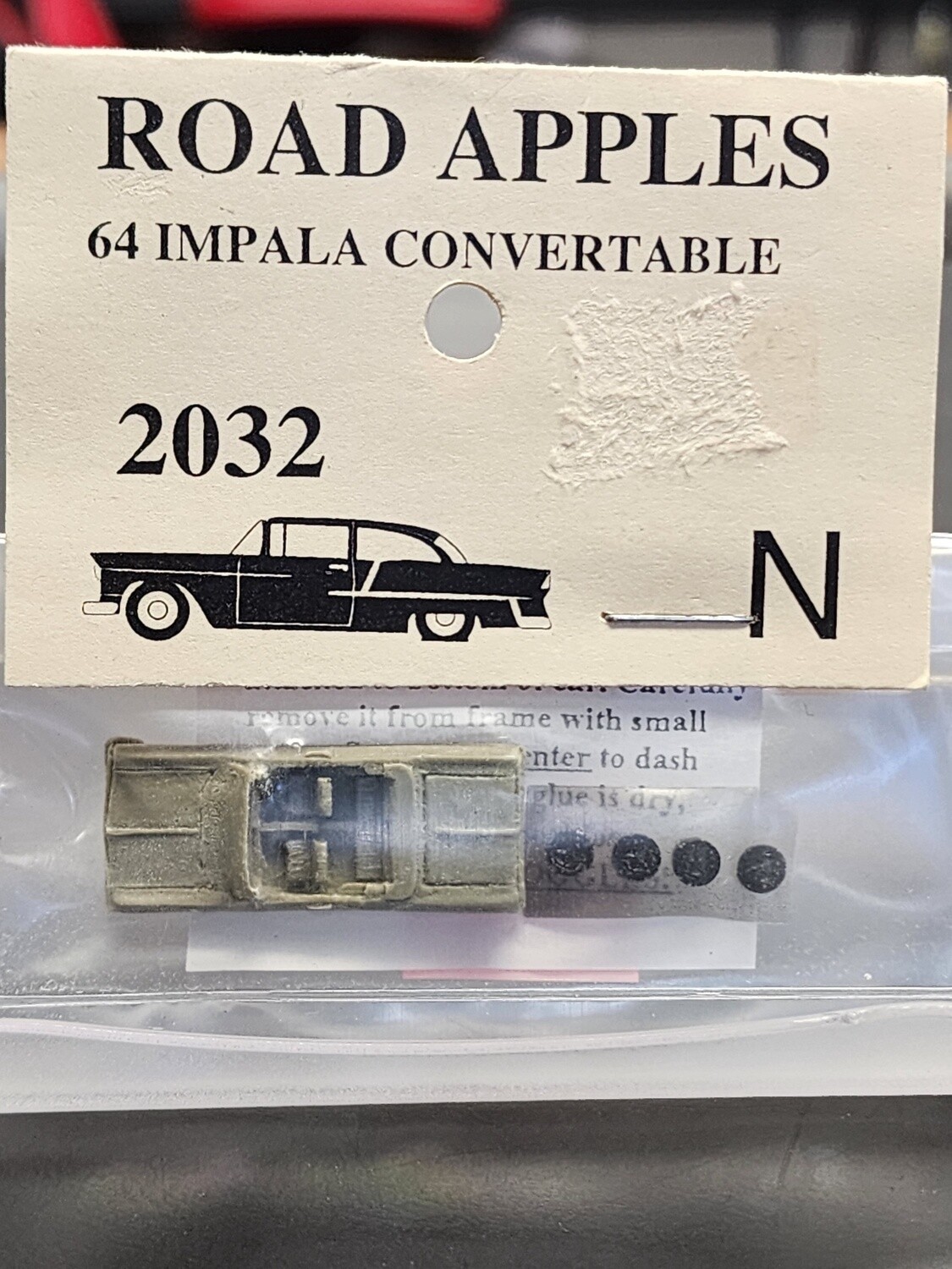 Lineside Models N #2032 64' Impala Convertible Kit