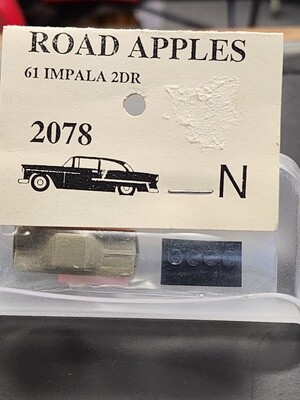 Lineside Models N #2078 61&#39; Chevy Impala 2 Door Kit