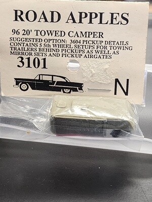 Lineside Models N #3101 96&#39; 20&#39; Towed Camper Kit