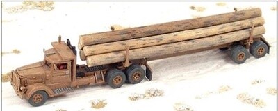 GHQ 56-008 N PB 344 Logging Truck &amp; Trailer Kit