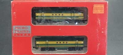 Used N Micro-Trains 99200072 Western Pacific FT 903 A&B Set