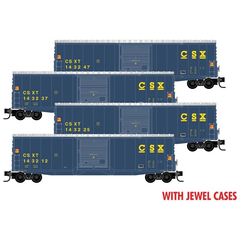 Micro-Trains N 98300220 CSX 4-Pack