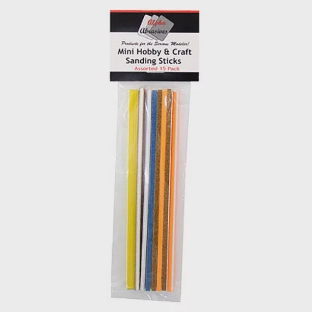 Flex-I-File 101 Mini Hobby &amp; Craft Sticks (15-Pack)