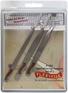 Flex-I-File 1200 Super Micro Tip Tweezer (3-Pack)