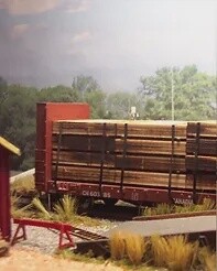 OSB HO 1070 Flatcar Lumber Load Kit