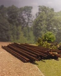 OSB HO 1105 Discarded Scenic Rails Kit