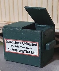 OSB 1132 HO Garbage Dumpster (2-Pack) Kit