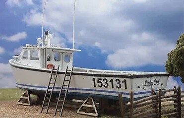 OSB 1124 HO Lower Hull Kit for Lobster Boat Kit #OSB-1123