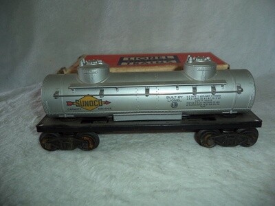 Used O Lionel 6465 Sonoco Tanker Dual Dome Tanker