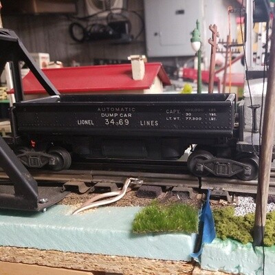 Used O Lionel 3469X Automatic Dump Car Black