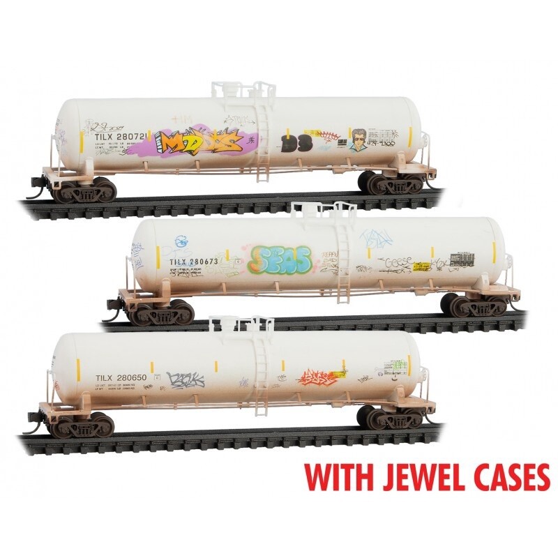 Micro-Trains N 98305059 TILX weathered 3-Pack JEWEL CASE- Rel. 9/23