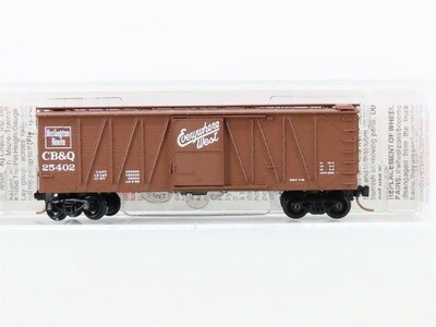 Used N MT 28150 CB&amp;Q 25402 40&#39; Boxcar