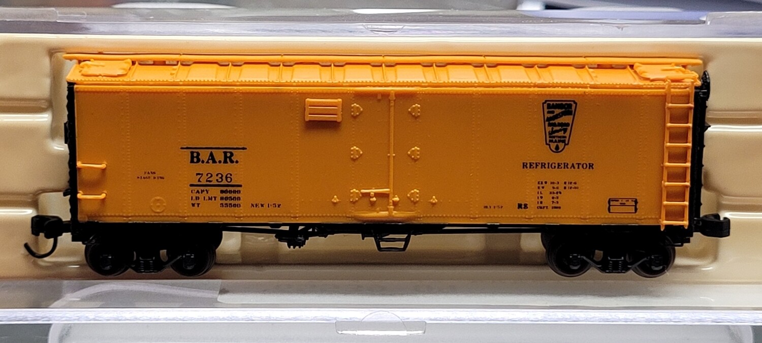 Used N Intermountain Bangor &amp; Aroostook Reefer 7236