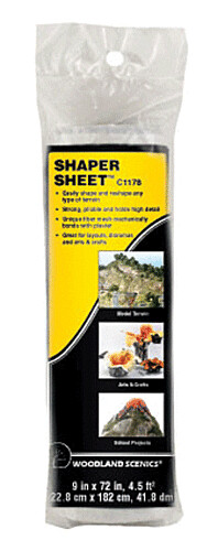 Woodland Scenics 785-1178 Shaper Sheet 9&quot; x 72&quot;