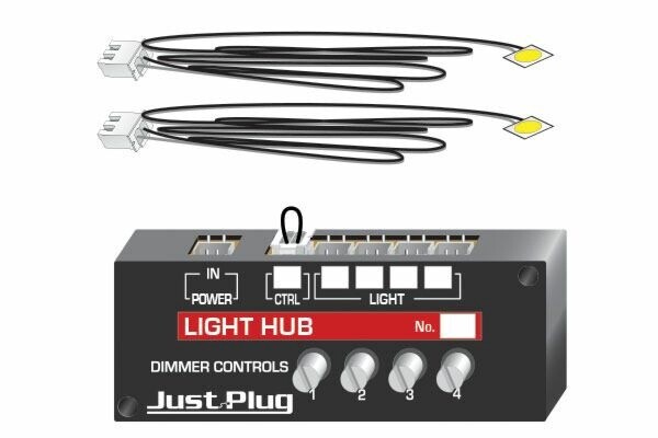Woodland Scenics 785-5700 Just Plug Light Hub Set w/Warm White LED