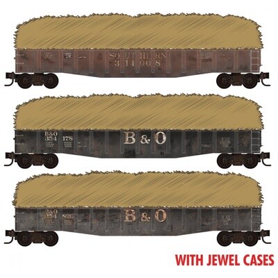 Micro-Trains N 98302243 B&amp;O Gondola w/Hay
