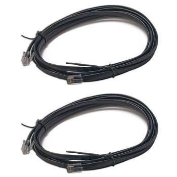 Digitrax LNC82 8&#39; LocoNet Cable 2-Pack