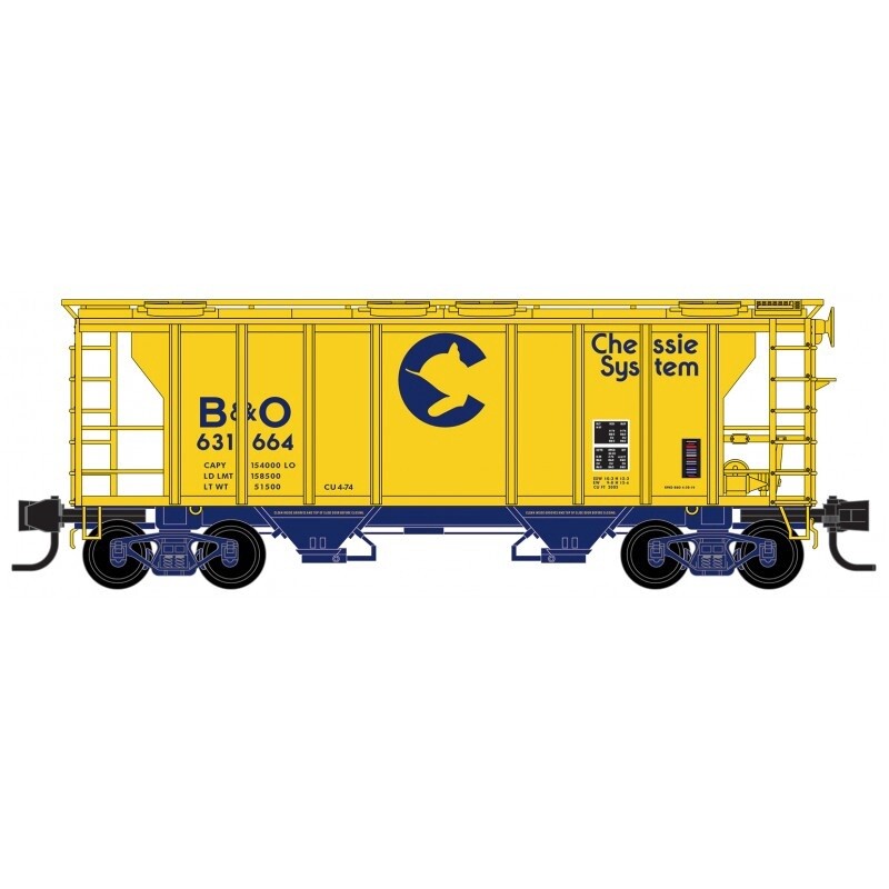 Micro-Trains N Scale PS-2 B&amp;O Hopper 631664