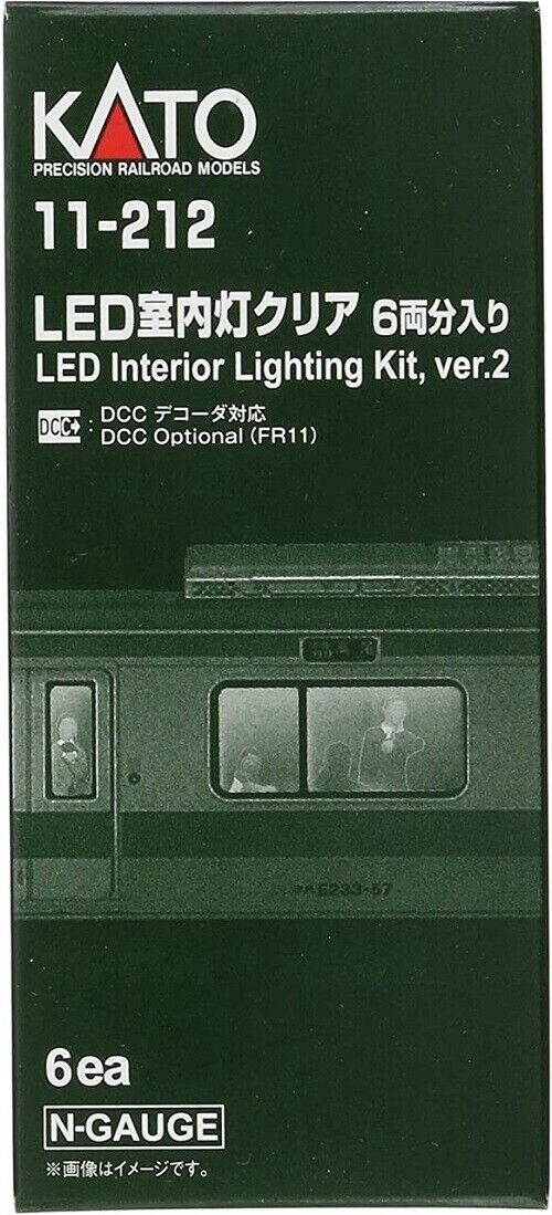 Kato N 11-212 Lighting Kit w/Led Vision-2 6pk