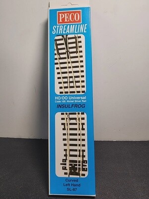 Peco HO SL-87 Left hand Curve Switch