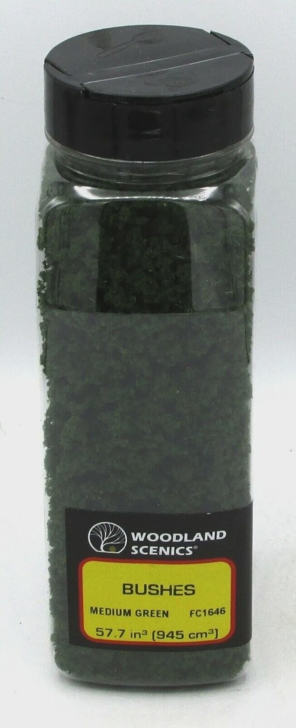 Woodland Scenics 1646 Medium Green Bushes