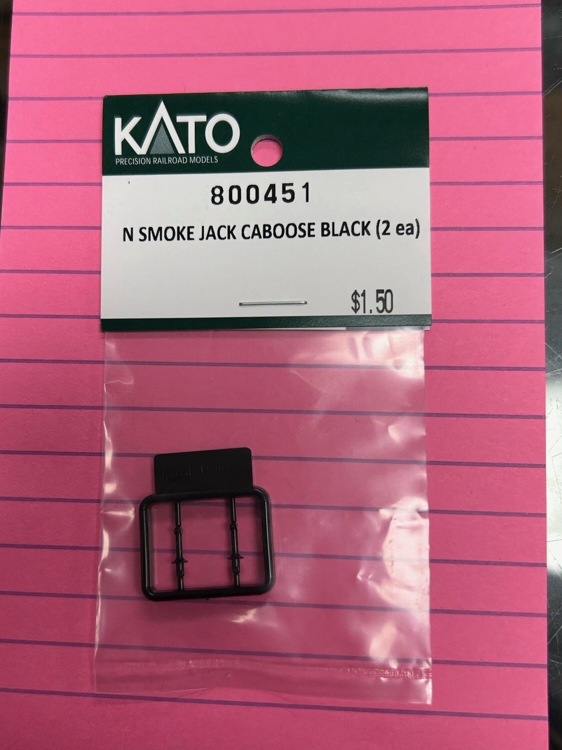 Kato N 800451 Smoke Jack Caboose (Black-2ea)