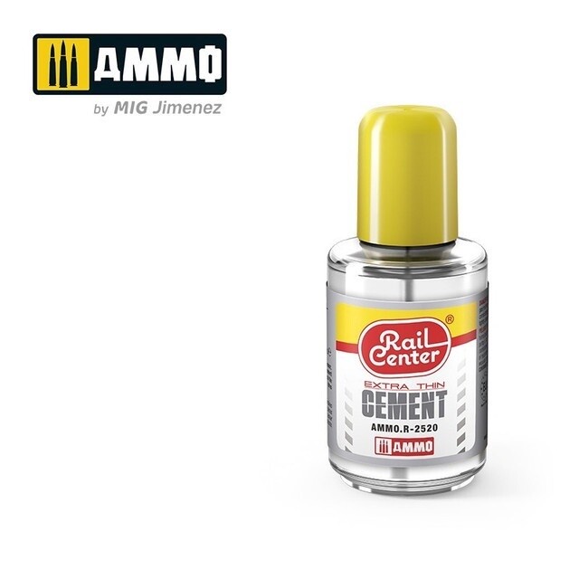 Ammo Rail Center Extra Thin Cement R-2520