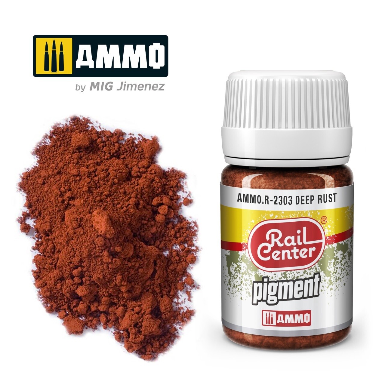 Ammo Rail Center R-2303 Deep Rust Pigment