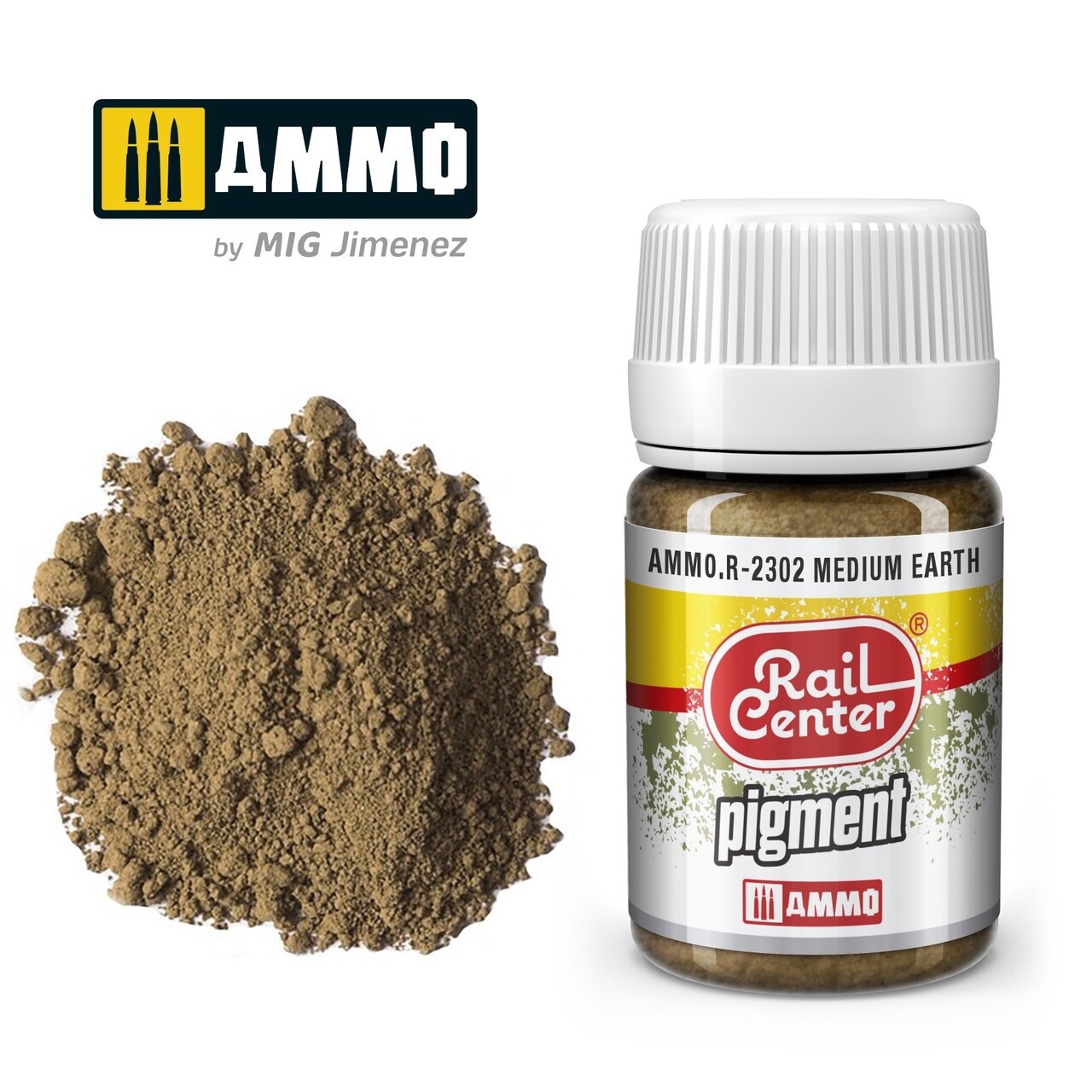 Ammo Rail Center R-2302 Medium Rust Pigment