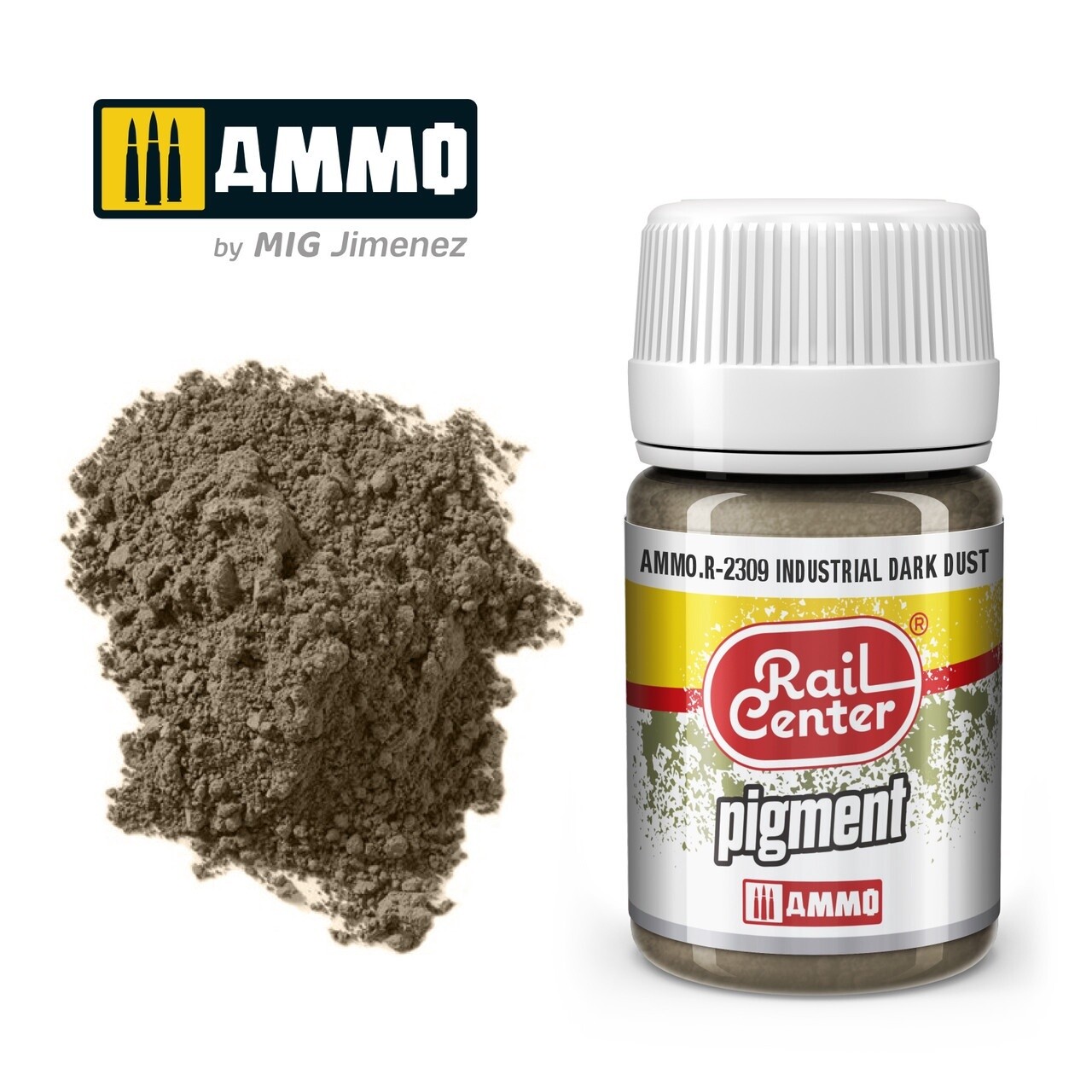 Ammo Rail Center R-2309 Industrial Dark Rust Pigment