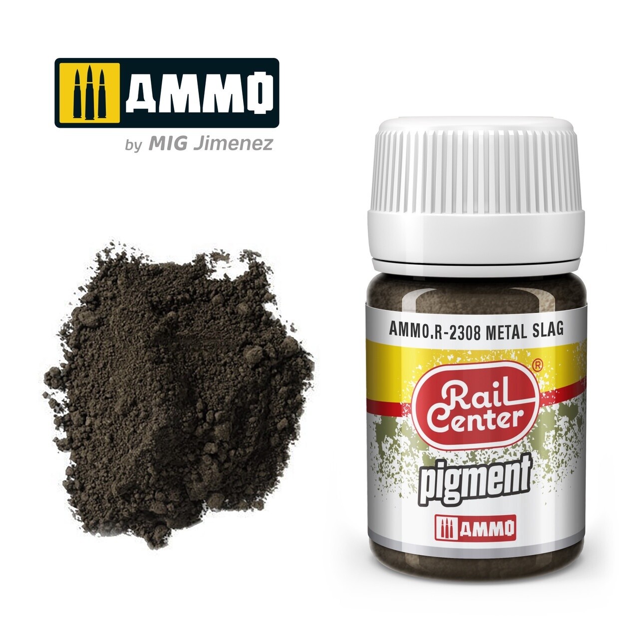 Ammo Rail Center R-2308 Metal Slag Pigment