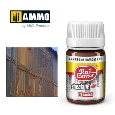 Ammo Rail Center Streaking Effects R2102 Streaking Rust