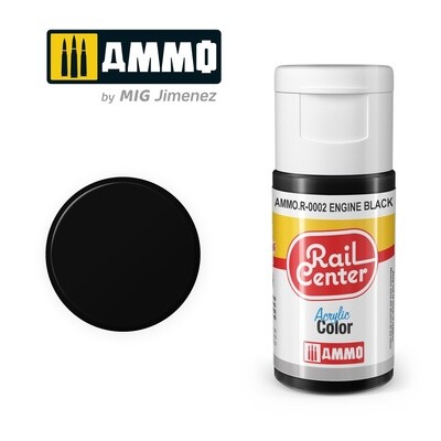 Ammo Rail Center Acrylic Color R-0002 Engine Black