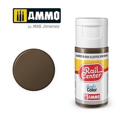 Ammo Rail Center Acrylic Color R-0006 Sleeper Brown