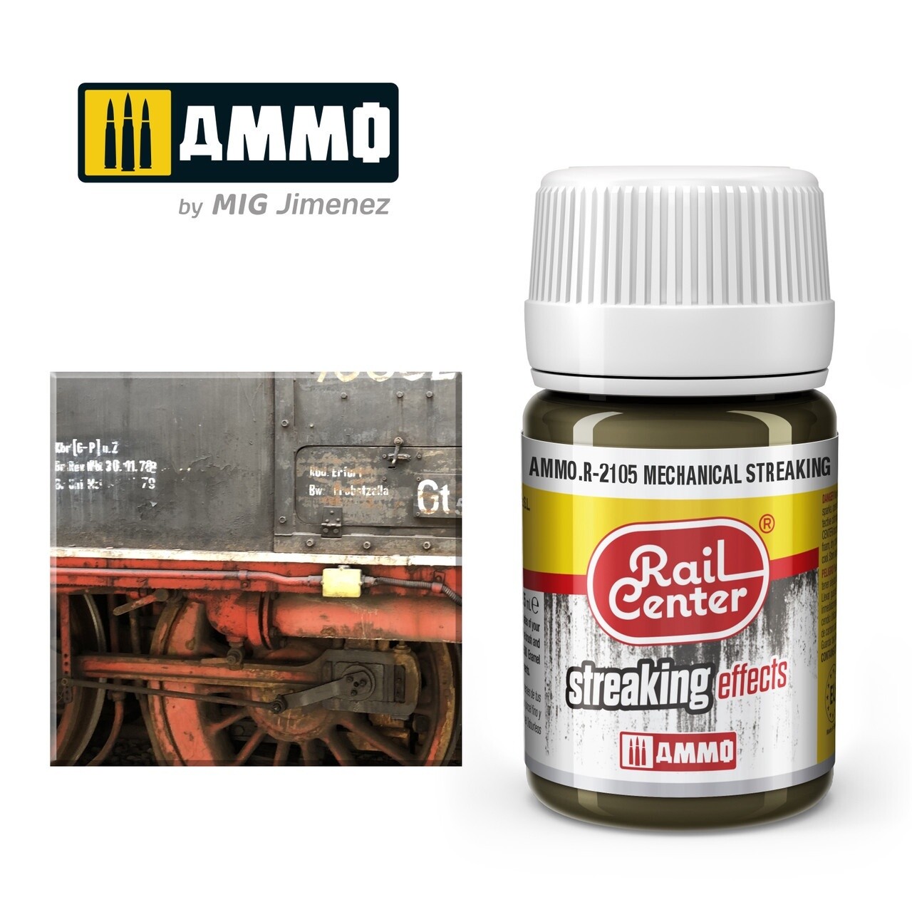 Ammo Rail Center Streaking Effects R-2105 Mechanical Streaking