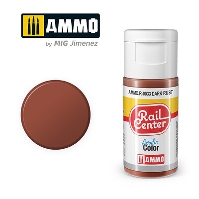 Ammo Rail Center Acrylic Color Dark Rust R-0033