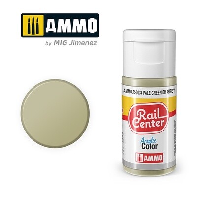 Ammo Rail Center Acrylic Color R-0034 Pale Greenish Grey