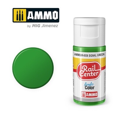 Ammo Rail Center Acrylic Color R-0036 Signal Green
